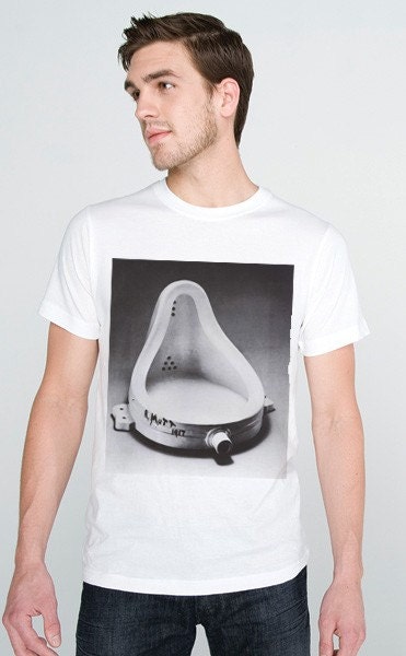 Duchamp Art Shirt Fountain Tshirt Pop Modern MENS Tee