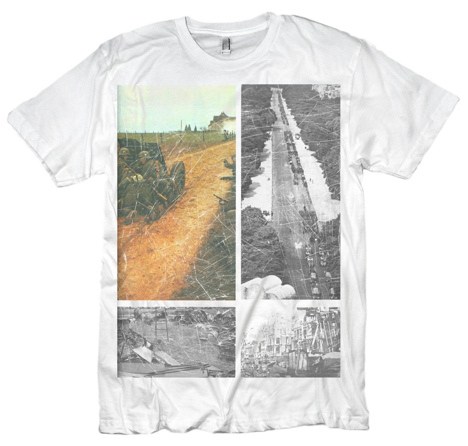 T-shirt of War Reconstruction Imagery