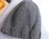 Black Simple Beanie Hat