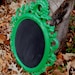 Vintage Frame Chalkboard Ornate in Gloss Green