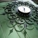 Wall Clock Mid Century Wrought Iron