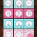 Printable Party Toppers - Shabby Chic Vintage Rose & Cupcake Collection - DIY Printables by The Paper Cupcake