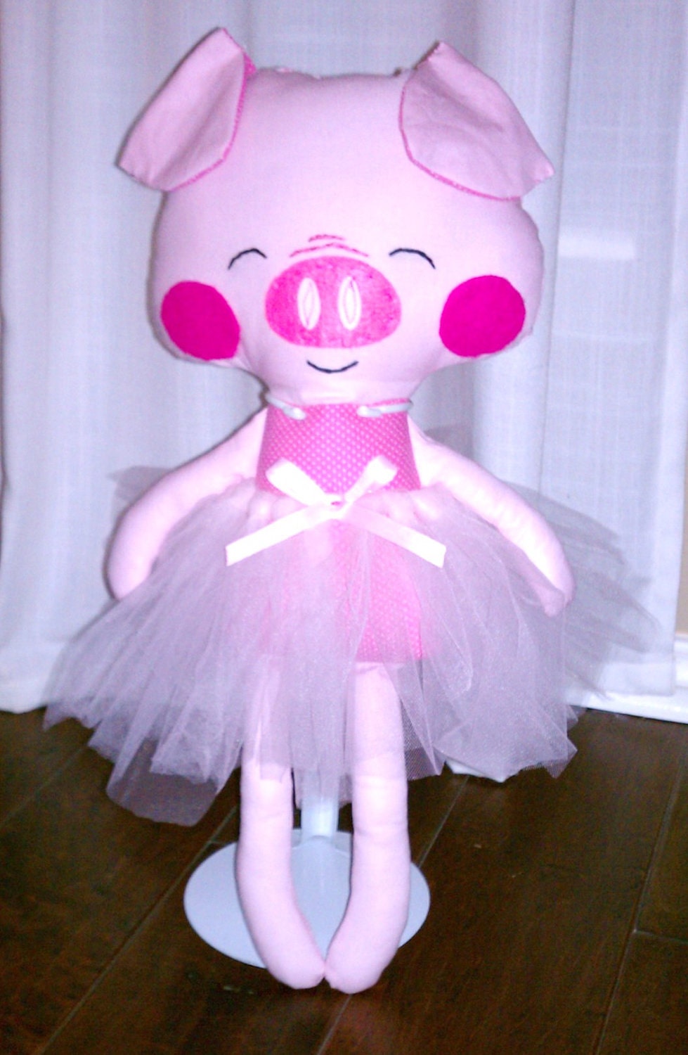 Piggie Pig Softie Toy Ballerina