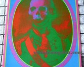 ORIG 60'S MOSCOSO CONCERT POSTER NEON ROSE NR 13 A