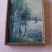 Ship Oil painting Framed Exc Orig 5 1/2" x 7 1/2" Favnee Gainesboro