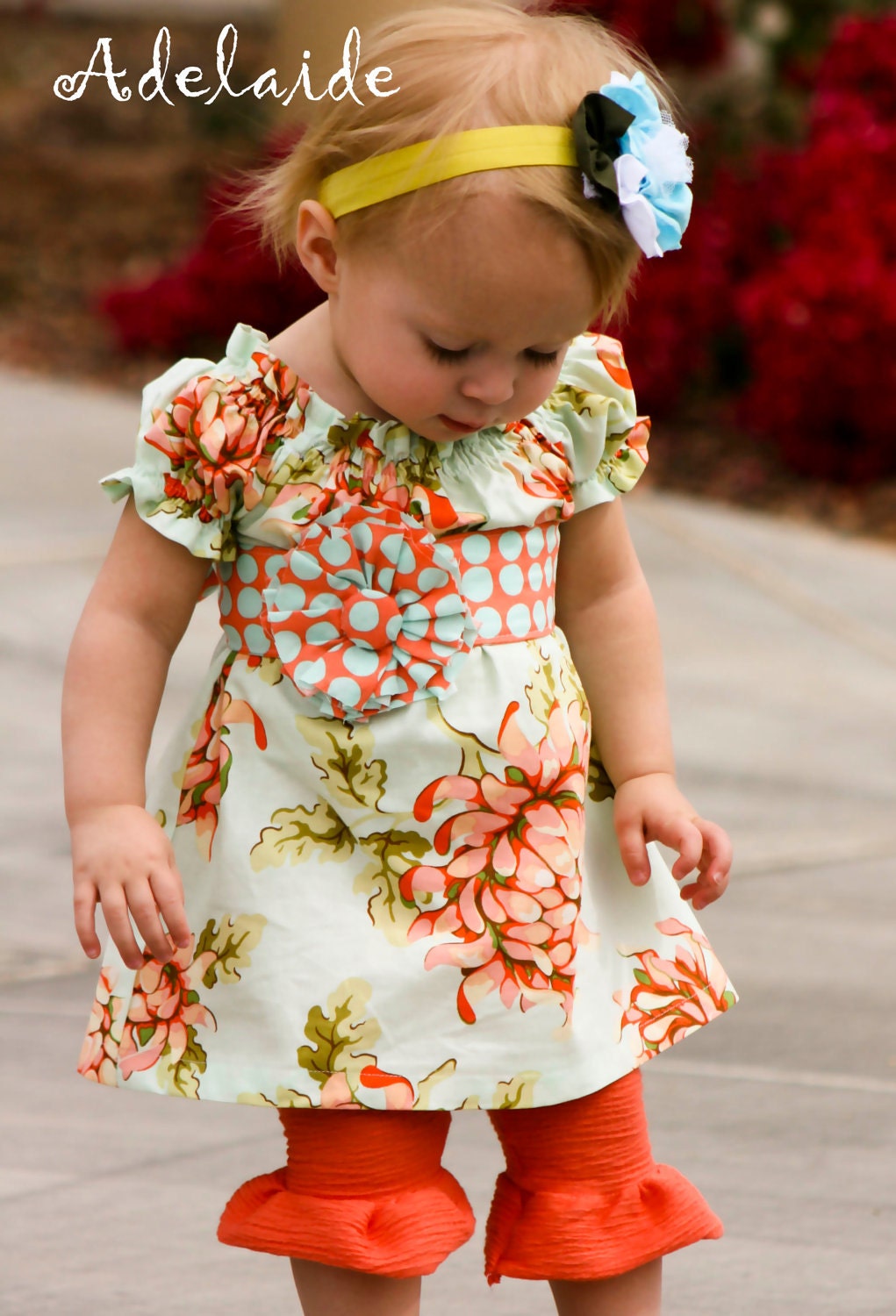 She's a Peach (2) Piece set... LAST ONE with leggings, size 4T... Adelaide Original