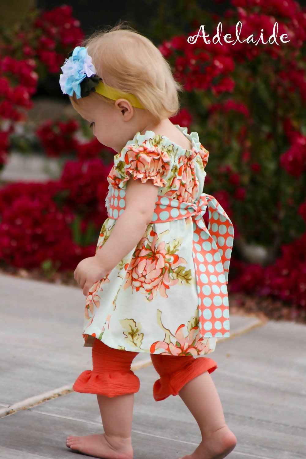 She's a Peach (2) Piece set... LAST ONE with leggings, size 4T... Adelaide Original
