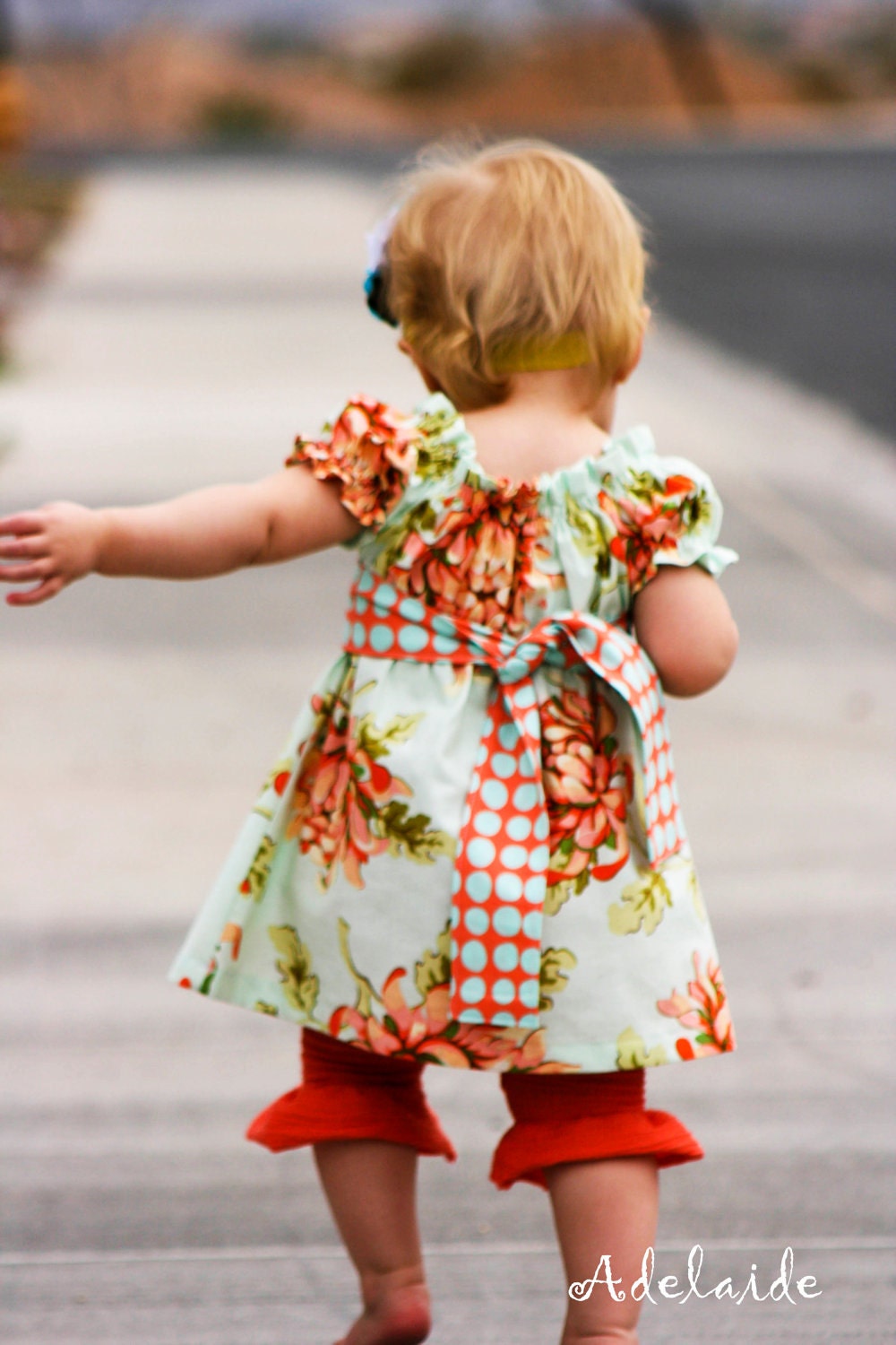 She's a Peach (2) Piece set... LAST ONE with leggings, size 4T... Adelaide Original