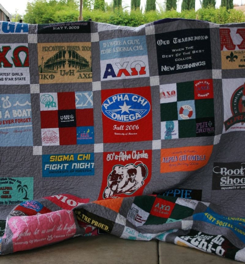 Tshirt Quilt Memory Blanket deposit