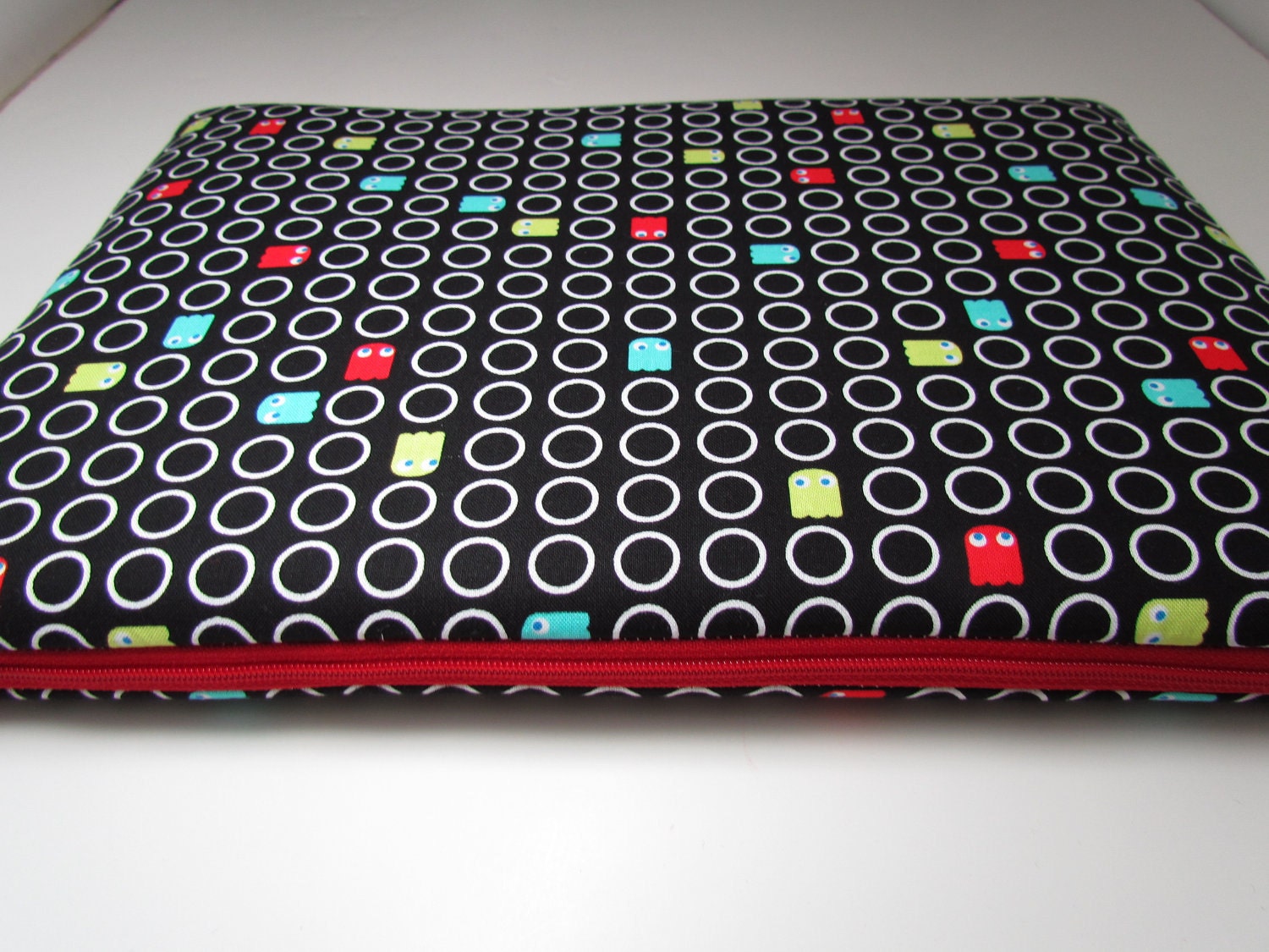 Laptop Case or MacBook Case fits 13" Macbook Pro- Geeks Gone Wild Pac-Man Black