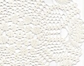 Crochet doily, lace doily, table decoration, crocheted place mat, center piece,doily tablecloth, weddings, napkin, cream, handmade doilies