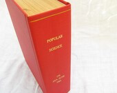 Vintage Antique 1961 Hard Bound Popular Science Compilation.
