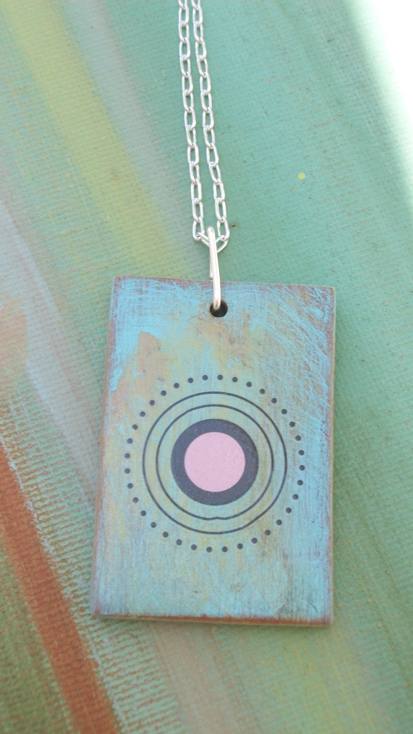 Items Similar To Delectable Rectangle Wood Necklace On Etsy