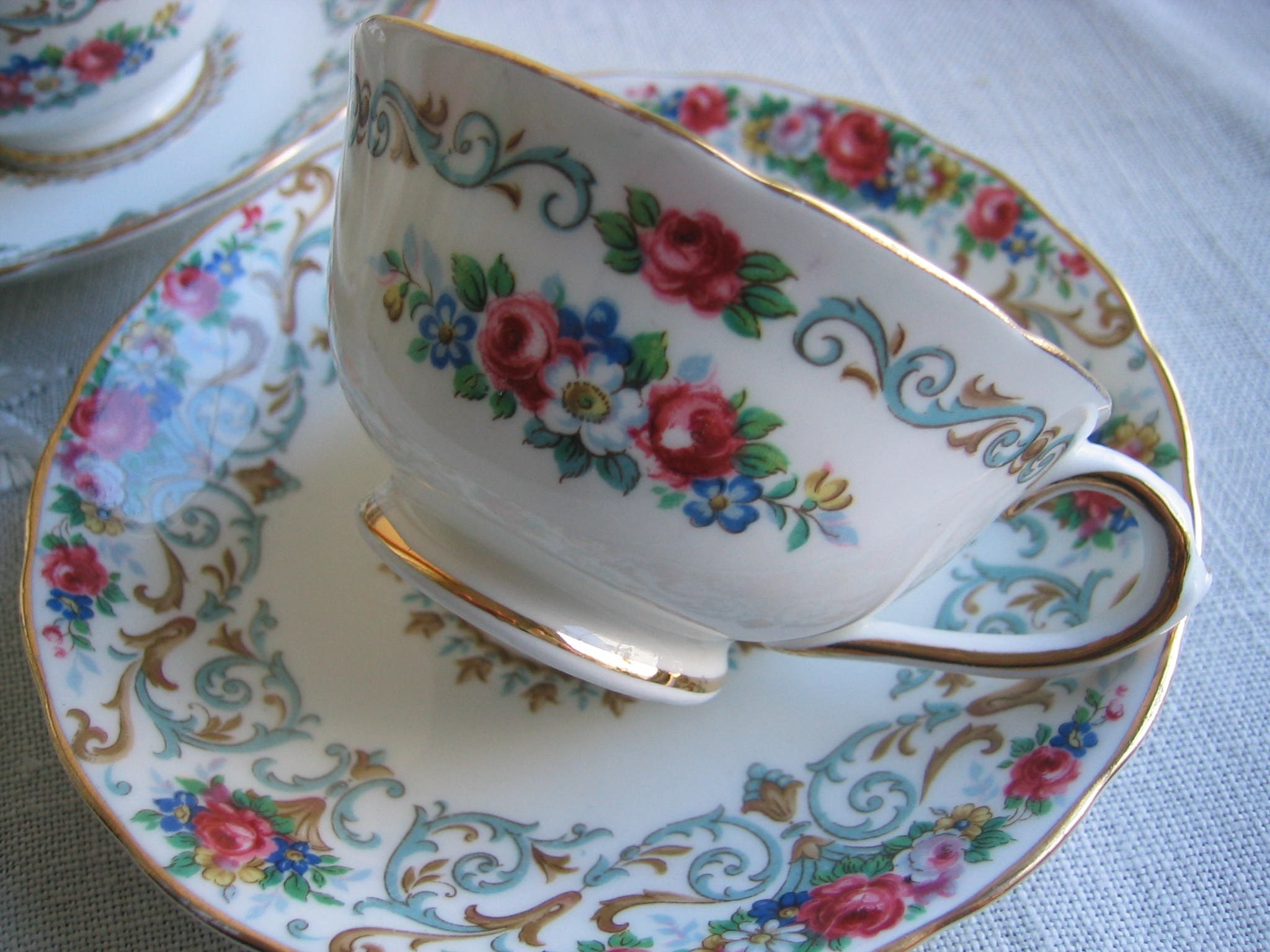 Tuscan Fine Bone China Demi Teacups Orleans by
