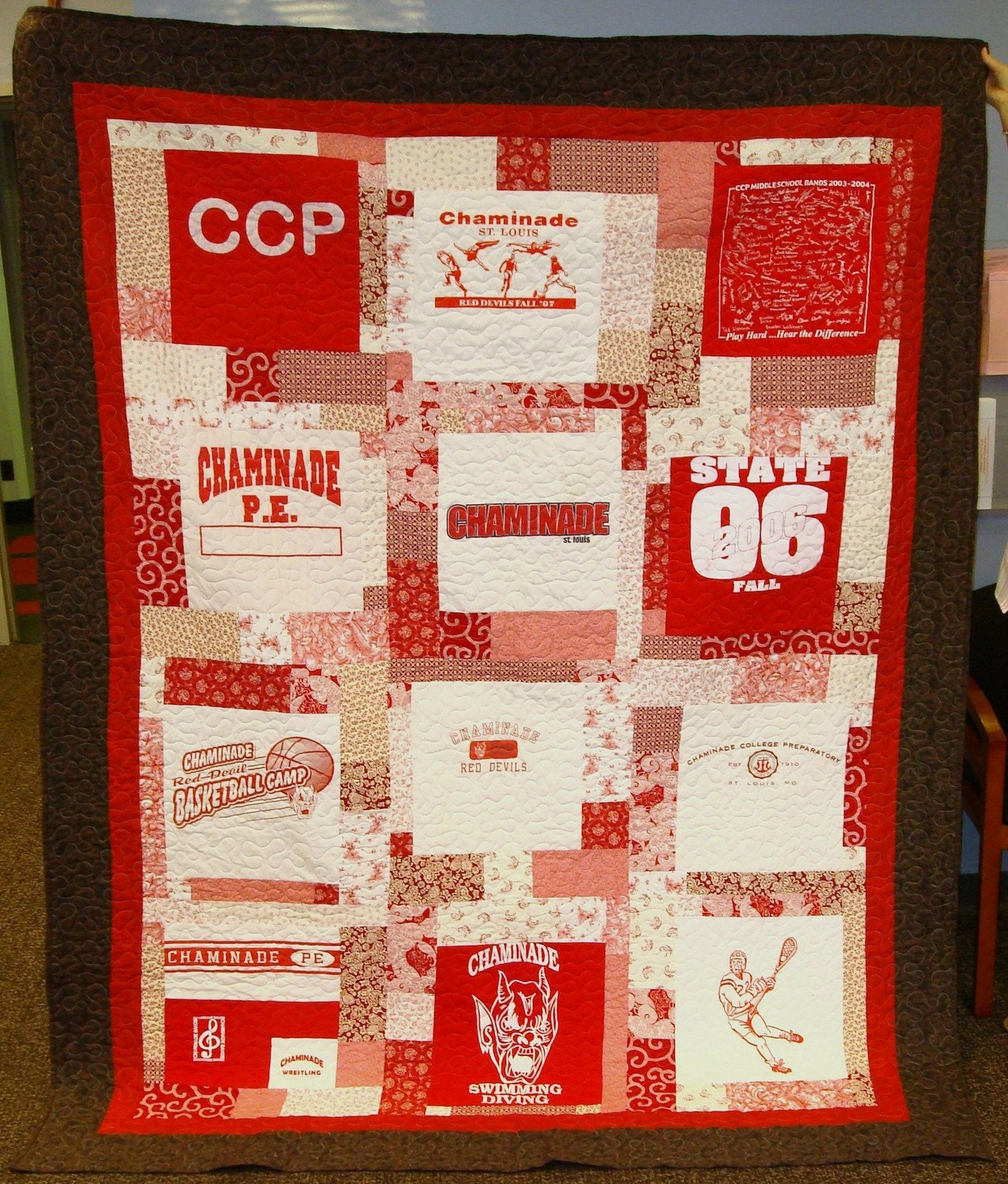 As Time Goes By - Custom Tshirt Quilt