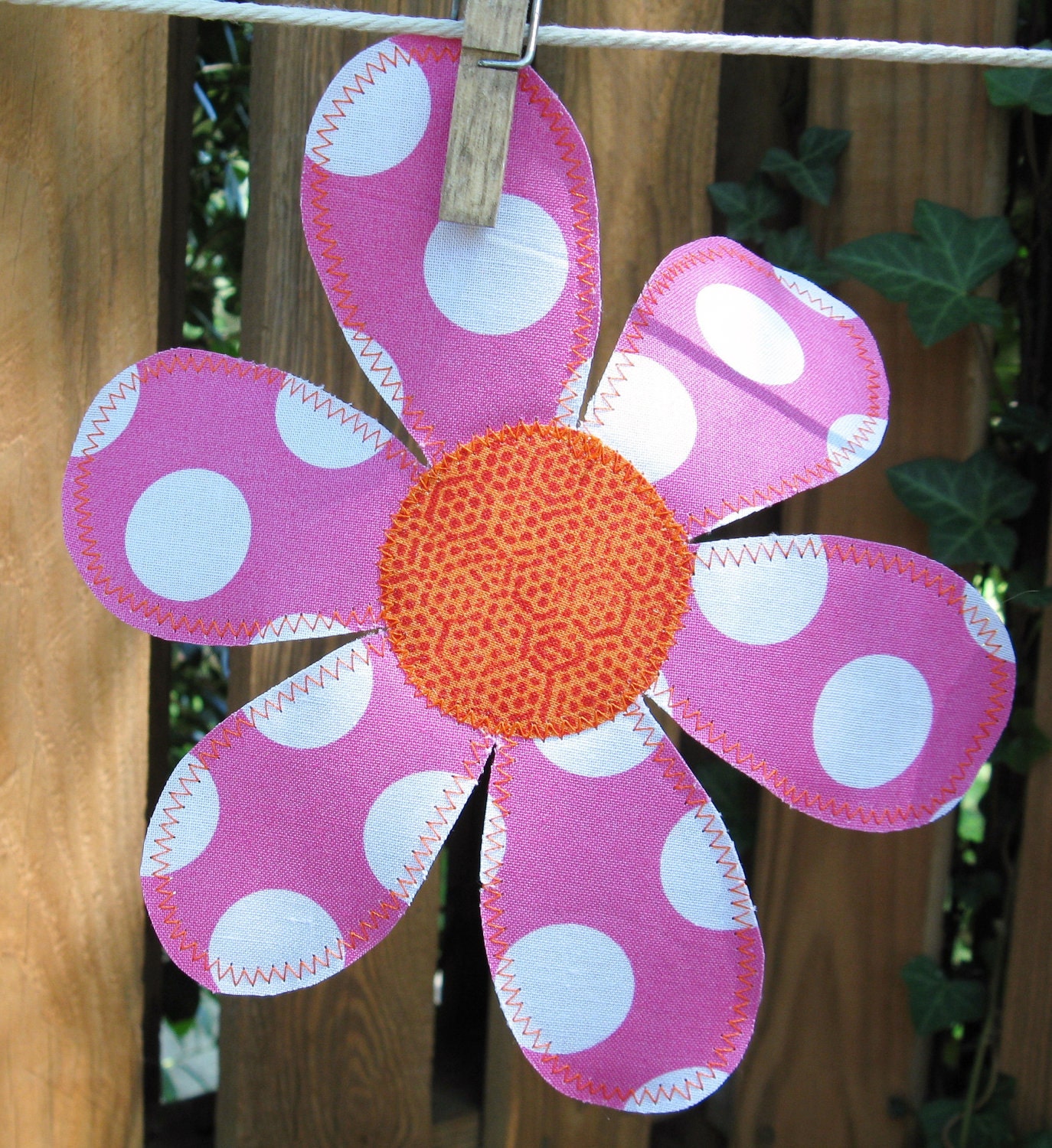 Flower Iron On Applique