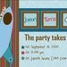 Rocket Ship Birthday Party Invitations
