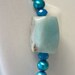 Turquoise Bracelet Aqua Bracelet Gemstone Bracelet Teal Amazonite Freshwater Pearls "Beauty"