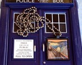 Doctor Who DALEK Parody PENDANT Edvard Munch SCREAM Art