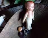Vintage 3 Inch high Bisque Doll