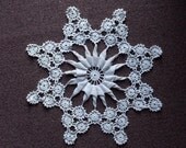 Beautiful Hand Crocheted Large Fancy Doily