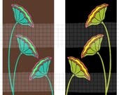 1x2 Inch Digital Art - Download Vintage Asian Designs Rectangles for Dominoes Pendants Scrapbooking CS60