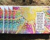 Birthday Card Set: Trip Around the Sun