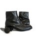 Vintage Jet Black Men's BEETLE Boots Size 9 1/2