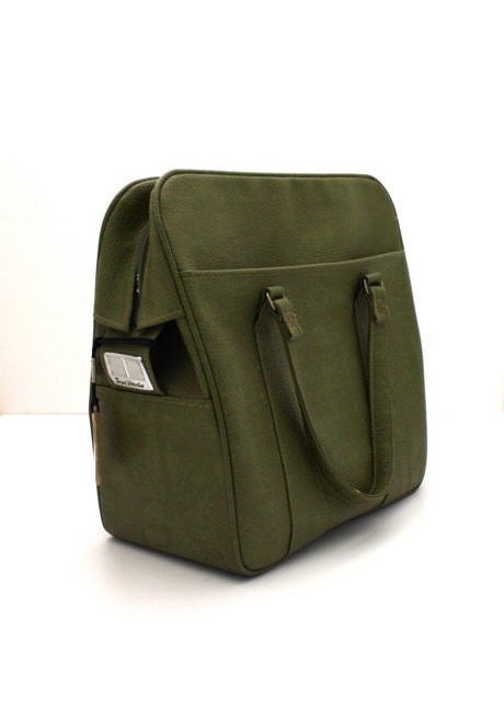 Vintage AVOCADO Green Royal Traveler Bag