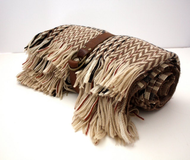 Vintage Pendleton CHEVRON Afghan Throw
