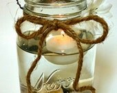 Hanging Water Lantern Mason Jar
