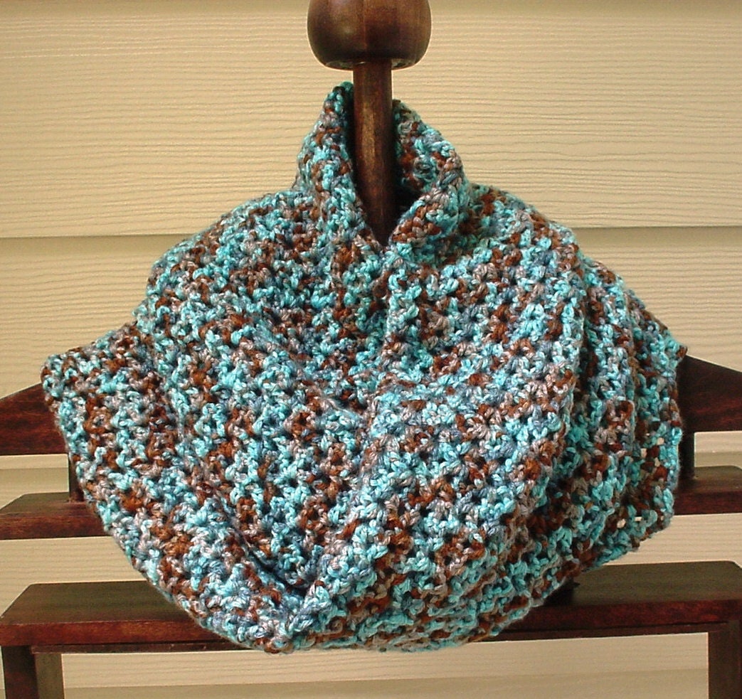 Crochet Cowl Scarf or Wrap