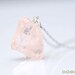 Raw Rose Quartz Necklace x 1