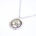 Wax Seal Initial Necklace - M -