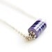 Purple Agate Tube Necklace