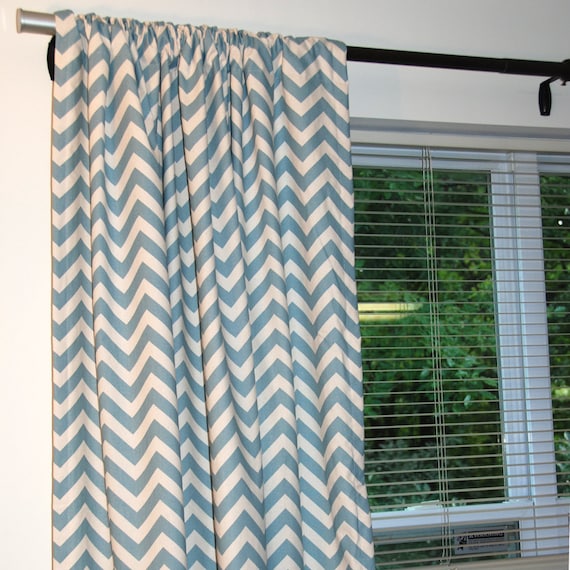 SALE Decorator Zig Zag Chevron Curtain Panels by maisonboutique