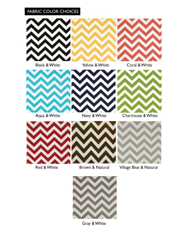 Standard Tub Shower Curtain - Premier Decorator Zig Zag Chevron  - Free Shipping - Pick your color