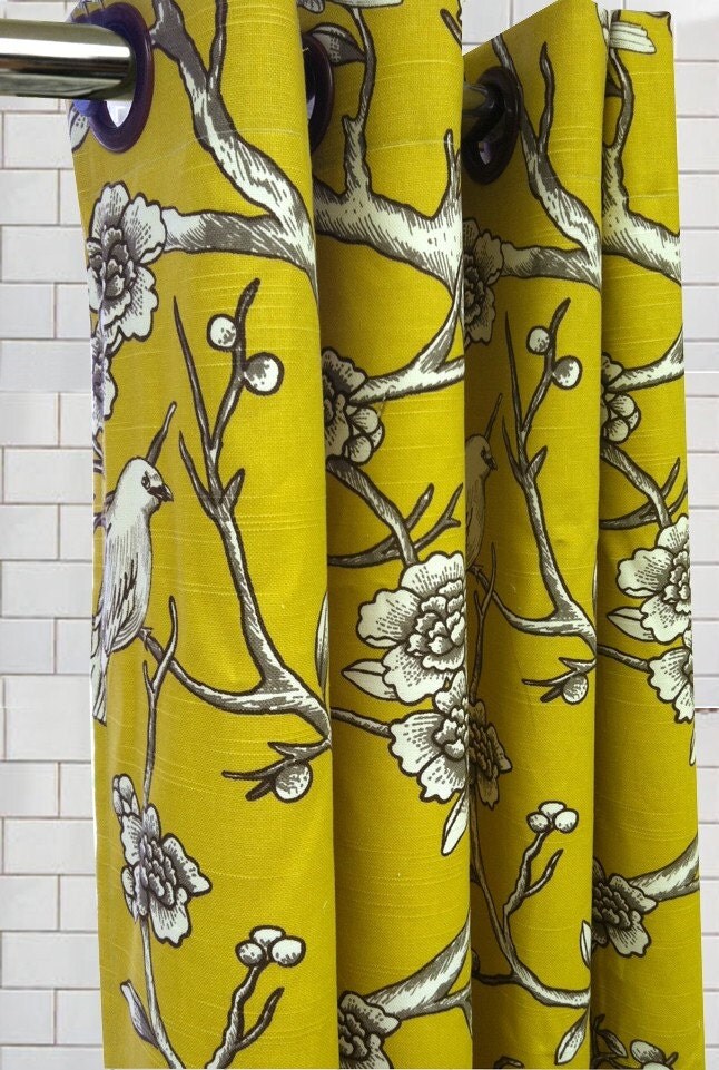 Shower Curtain With Birds Shower Curtain With Birds