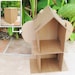 Cardboard Dollhouse PDF Pattern Recycle Cardboard Boxes DIY Toy house Paper Craft