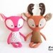 Deer Fawn Sewing Pattern PDF Softie Stuffed Toy