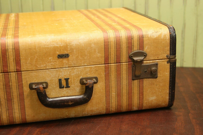 Tweed Suitcase