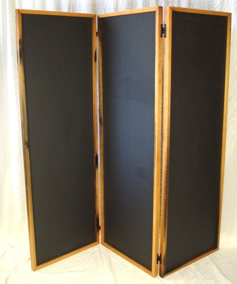 Room Divider / Screens made from reclaimed wine tank wood - folding