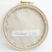 Embroidery Hoop Art - Whirling Whimsical Pomegranate Wall Hanging - Wall Art - Red - Green