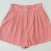 Pink Shorts Silk High Waist XS/S