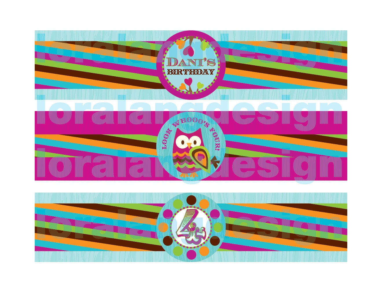 DIY Printable Owl Water Bottle Labels Il_170x135