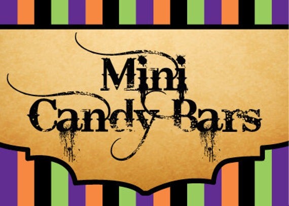 DIY Printable Spooktacular Halloween Food Labels Il_570xn