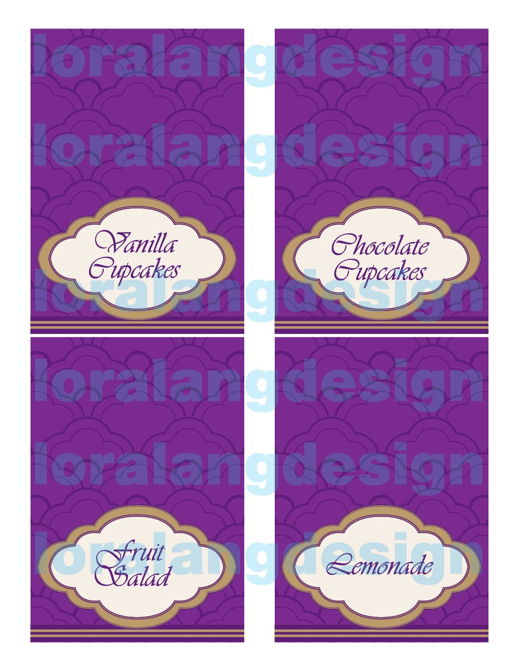 DIY Printable Tangled Inspired Food Labels Il_570xn
