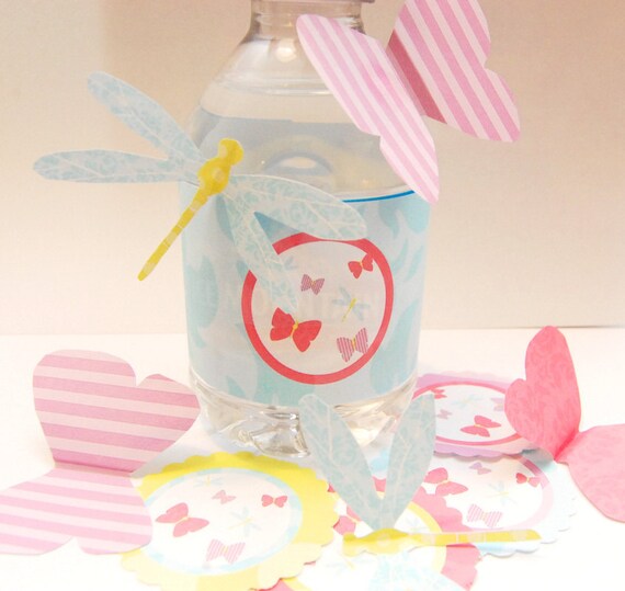 Butterfly Printable Decorations for Birthdays or Baby Showers - Girls DIY Decor by BeeAndDaisy - Instant Download Il_570xn