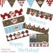 Sock Monkey Decorations for Birthday Party or Baby Shower - Boys DIY Printable Decor by BeeAndDaisy - Instant Download