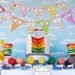 RAINBOW Party Happy Birthday Banner - Rainbow of Fun Collection - Gwynn Wasson Designs PRINTABLES